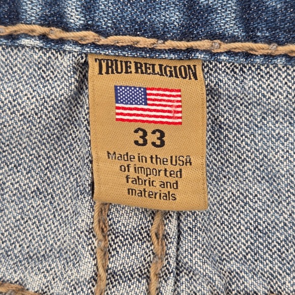 True Religion Dean Super T Modern Tapered Jeans No Flap Y2K Streetwear 33 - Picture 4 of 12